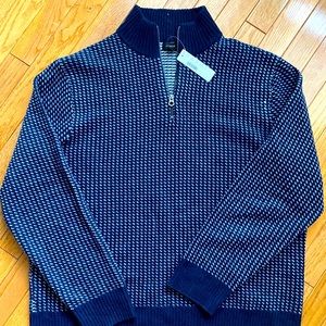 JCrew men’s half zip pullover NWT